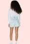 Women's Fashion High Waist Wide Leg Denim Shorts Printed Cherry Pattern Cotton for Casual Combinations - 4