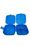 Lunch Box 4 Compartments Spiderman Blue Color Male Figure 1 Piece Food Storage Container Lunch Box - 3