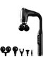 J-Shape Full Body Hammer Massage Gun, 5 Interchangeable Heads, 12 Speed Type-C Fast Charging - 2