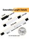 Extendable Furniture Appliances Rollers, Mover Tools with 24 Roller & Brake Equipment for Hea - 3