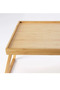 Premium Product Quality Stylish Laptop Suitable Foldable Bamboo 52X29X25 cm Bed Tray Resgods - 2