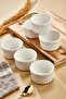 Set of 6 10 cm Porcelain Soufflé Bowls – Appetizer, Sauce, Cookie and Dessert Bowls