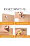 Cabinet Cam Lock Set, 25mm Cylinder, 2 Pack, Keyed Alike, Chrome-Finish, with 4 Keys - 6