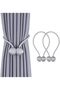 2PCS Magnetic Curtain Tiebacks Curtain Straps Strong Magnetic Curtain Holder Buckle hooks for Home S - 2