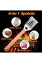 Barbecue Stainless Steel Grilling Tools Set 24 in 1 including Spatula, Tong, Fork, Knife, Brush - 3