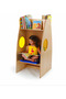 Wooden Study Unit | Seat With Book Storage | Combo