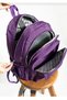 Luxury Crinkle Fabric High School and Middle School Backpack - 2