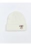 Lcw Bow Embroidered Girl's Beret (W5)