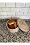 Beige Covered Basket Multi-Purpose Basket Bathroom and Kitchen Organizer Bread Potato Onion Pot Flower Pot - 4