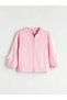 Lcw Crew Neck Bow Detailed Girl's Cardigan (W5)
