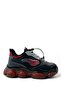 2054 Orthopedic Unisex Kids Black/Red Comfortable Sneaker