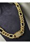 Steel Necklace Gourmet Model Zircon Stone Gold Stainless - 2