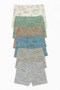 3 Pieces of Skin-Friendly 100% Cotton Patterned Comfortable Boxers for Boys between 2-11 Years Old Set of 3 - 2