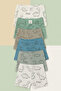 3 Pieces of Skin-Friendly 100% Cotton Patterned Comfortable Boxers for Boys between 2-11 Years Old Set of 3 - 3