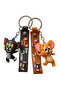 Tom and Jerry Keychain 3D Accessory Bag Ornament Set of 2 Mascot Figure Gift Set