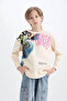 Oversize Crew Neck Printed Sweatshirt for Boys D7114A824Wn - 3