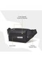 2L Alps Fanny pack | Waist bag | Crossbody (Black) - 2