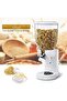Nessan White Cereal Dispenser Dry Food countertop Kitchen Tools Storage Container, Dry Food - 2