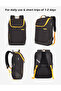 23L Duke Backpack | 18 inches | Laptop Compatiable (Black/Yellow) - 5