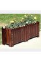 FFD Versatile Rectangular Wooden Planter Box – Elegant Indoor & Outdoor Flower Pot for Plants, - 4