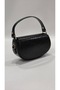 Oval Small Size Simple Cover Model Women's Shoulder Bag