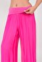 Women's Lined Imported Silk Trousers - Pink - 2