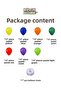 Party Set, Macaron Colors, 100 Pieces Balloons and Balloon Chain, Balloon Set - 2