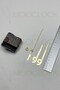 Clock Mechanism, Flowing Silent Wall Clock Mechanism, 14 mm Shaft, Scorpion-Hour-Hand-Second-(Without Hanger) - 7