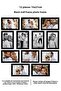 12 قطعة إطار 15x21 - إطار أسود - إطار MDF A5 - إطار صور متعدد