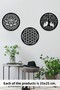 Tree of Life Flower of Life Lotus Flower Meaningful 3 Piece Wall Decor Painting