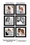 6 قطع إطار 20x20 - إطار أسود - إطار مربع MDF - مجموعة إطارات صور متعددة