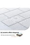 3d Self Adhesive 30×30cm Coating Ceramic Appearance White Wall Sticker Kitchen Bathroom - 3