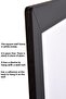 إطار 20x20 - إطار مربع - إطار Mdf أسود - إطار مربع 20x20 - 4