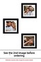 3 قطع إطار 30x30 - إطار مربع - إطار أسود MDF - مجموعة إطارات صور متعددة - 7