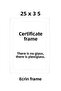 1. Classroom Pvc 22mm 25 X 35 cm Diploma, Document, Certificate and Photo Frame