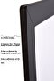 1 إطار 30x30 - إطار أسود - إطار مربع MDF - إطار صور - 2