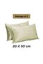 طقم وسائد ديكور مخملية من قطعتين تصميم متين - 50x30 سم - 3