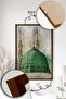 3 Piece Brown Real Wood Framed Painting Set - Model 28 - 5