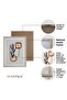 Natural Wooden Framed 6-Piece Painting Set Six-010 - 3
