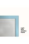 إطار ملصق بأربعة حواف خشبية باللون الأزرق الفاتح، إطار فارغ، 15X21-4LU-LIGHTBLUE-FRAME - 3