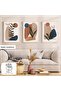 Digital Printed Metal Framed Real Glass 3-Piece Table - Balakhani