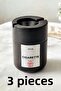 3 Piece Car Home Garden Odorless Glass Ashtray 425 CC