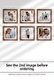 6 قطع 30x30 إطار - إطار مربع - إطار MDF - مجموعة إطارات صور متعددة - 7