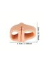 Xinxin Double Hole Slipper Sandal Clip with Toe Compartment Hallux Valgus Fork Separator White - 5