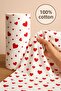 Heart Pattern Fabric Duvet Cover-Bed Sheet-Pillowcase-Curtain 100% Cotton 240 cm Width - 2