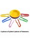 6Mp # 039 Masha Bowl and Pompom Transfer Set - 5