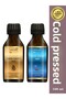 Okra Seed Oil and Flax Seed Oil (100Ml+100Ml) - 100% Natural Cold Pressed Oils