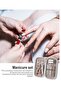 Professional 18 Piece White Manicure Pedicure Care Set - at Home, Travel or Office - 3