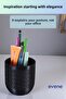 Pen Holder Desk Pen Holder Organizer Pen Holder Black Color Model 77 - 5