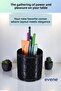 Pen Holder Desk Pen Holder Organizer Pen Holder Black Color Model 81 - 2